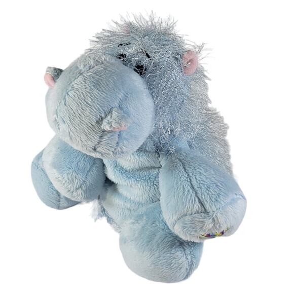 Webkinz Blue Hippo Plush Ganz Stuffed Animal No Code Hippopotamus - Picture 2 of 16